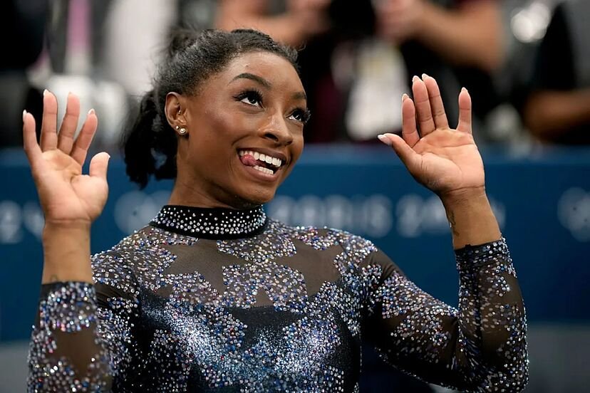 Simone Biles en su regreso en 2023